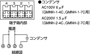 主配管脱圧作動型電動ポンプ　 GMS型（充填式）　結線図