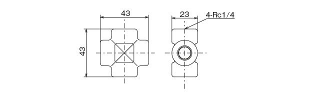 外形寸法図